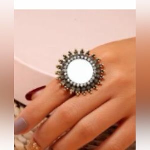Mirror Design Ring. New
